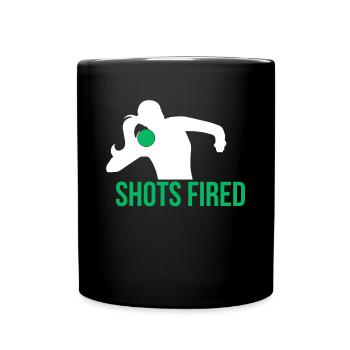 Shots Fired Shirt Shot Put Gift - Full Colour Mug - black - Front