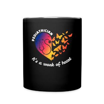 Kinderkrankenschwester Shirt Geschenk - Tasse einfarbig - Schwarz - Vorne