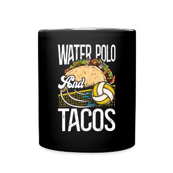 Water Polo Taco Vintage Water Polo - Tasse einfarbig - Schwarz - Vorne