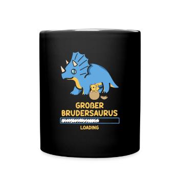 Big Brother 2023 Big Brother Saurus Dino - Full Colour Mug - black - Front