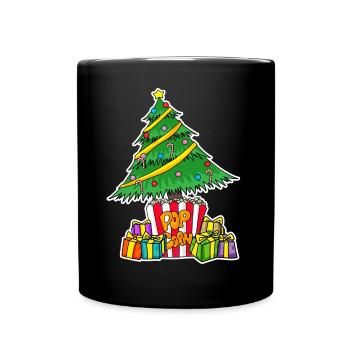 WeihnachtenKino Serie Filme anschauen - Tasse einfarbig - Schwarz - Vorne