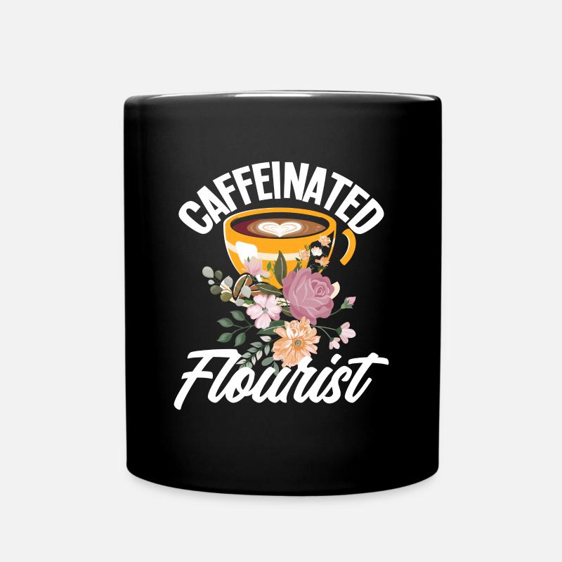 Florist Kaffee - Tasse einfarbig - Schwarz