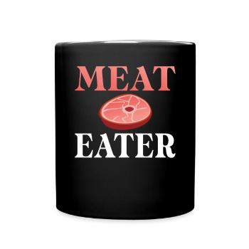 BBQ Grill Beef Meat Lovers Gifts - Full Colour Mug - black - Front