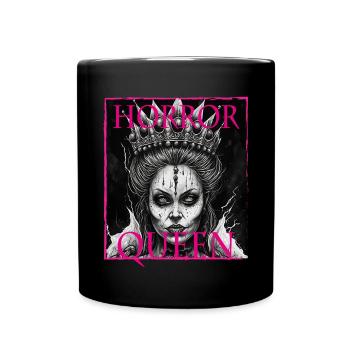 Evil Old Woman Horror Gothic Horror Witch Abstract - Full Colour Mug - black - Front