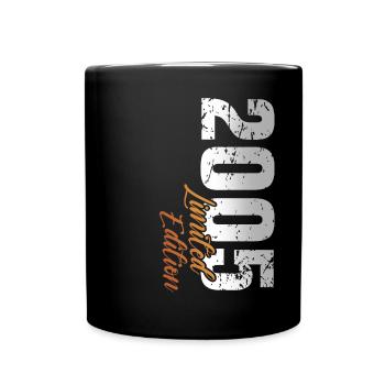 18e anniversaire 2005 Né 18 ans - Mug uni - noir - Devant