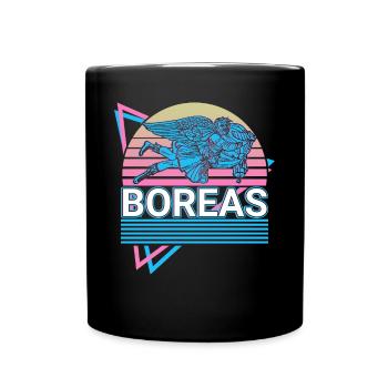 Boreas Griechischer Gott Antike griechische Mythol - Tasse einfarbig - Schwarz - Vorne
