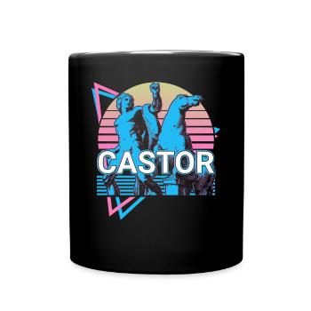 Castor Greek god Ancient Greek mythol - Full Colour Mug - black - Front