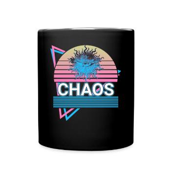 Chaos Griechischer Gott Antike Griechische Mytholo - Tasse einfarbig - Schwarz - Vorne
