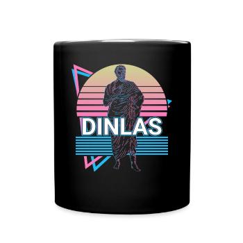 Dinlas Greek God Ancient Greek Mythol - Full Colour Mug - black - Front