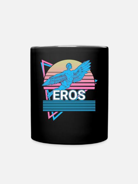 Eros Griechischer Gott Antike griechische Mytholog - Tasse einfarbig - Schwarz
