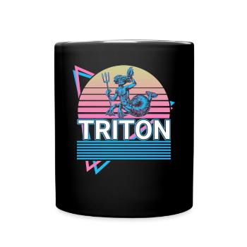 Triton Greek God Ancient Greek Mythol - Mug uni - noir - Devant