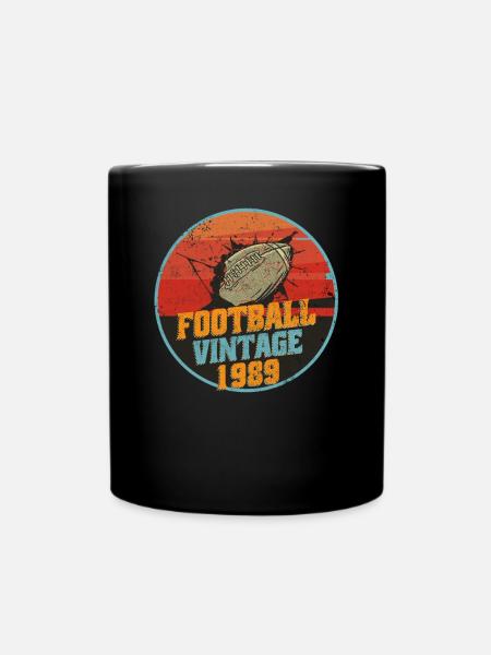 Joueur de football américain né en 1989 anniversaire - Mug uni - noir