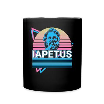 Iapetus Greek god Ancient Greek myth - Full Colour Mug - black - Front
