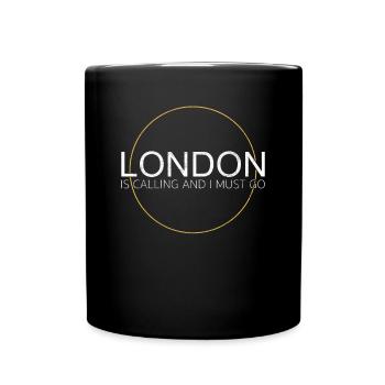 Citation de Londres - Mug uni - noir - Devant