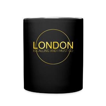 Citation de Londres - Mug uni - noir - Devant