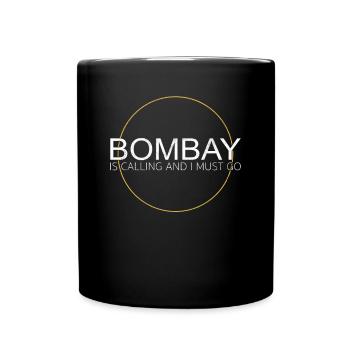 Dicton de Bombay - Mug uni - noir - Devant