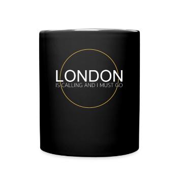 Citation de Londres - Mug uni - noir - Devant