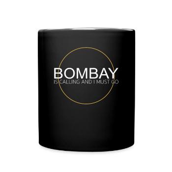Dicton de Bombay - Mug uni - noir - Devant