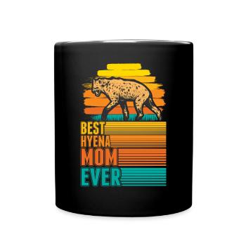 Meilleure hyène de tous les temps Hyena Mama Aardwolf - Mug uni - noir - Devant