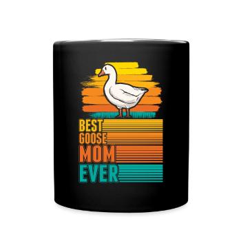 Best Goose Mom Ever Gänse Mama - Tasse einfarbig - Schwarz - Vorne