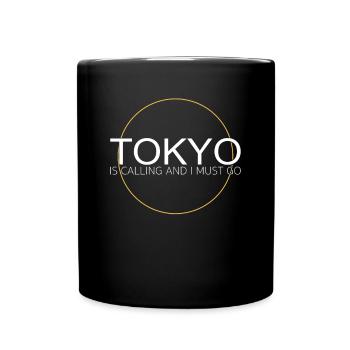 Citation de Tokyo - Mug uni - noir - Devant