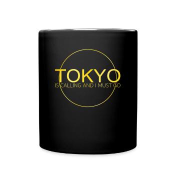 Citation de Tokyo - Mug uni - noir - Devant