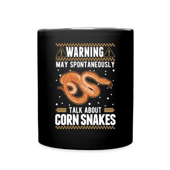 Avertissement Corn Snake Gift Corn Snake - Mug uni - noir - Devant