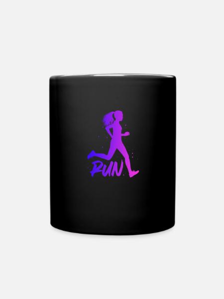 Laufen - Tasse einfarbig - Schwarz
