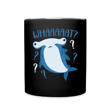 Requin-marteau Biologie marine Animal sous-marin - Mug uni - noir - Devant