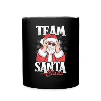 Merry Santa Claus Costume Merry Christmas - Full Colour Mug - black - Front