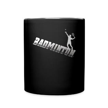 Badminton Idée cadeau Sport Design - Mug uni - noir - Devant