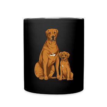 Cadeau de chien Rhodesian Ridgeback - Mug uni - noir - Devant