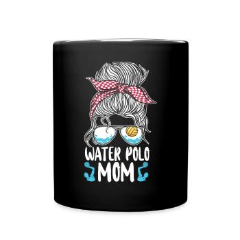 Water Polo Mom Sunglasses Water - Tasse einfarbig - Schwarz - Vorne