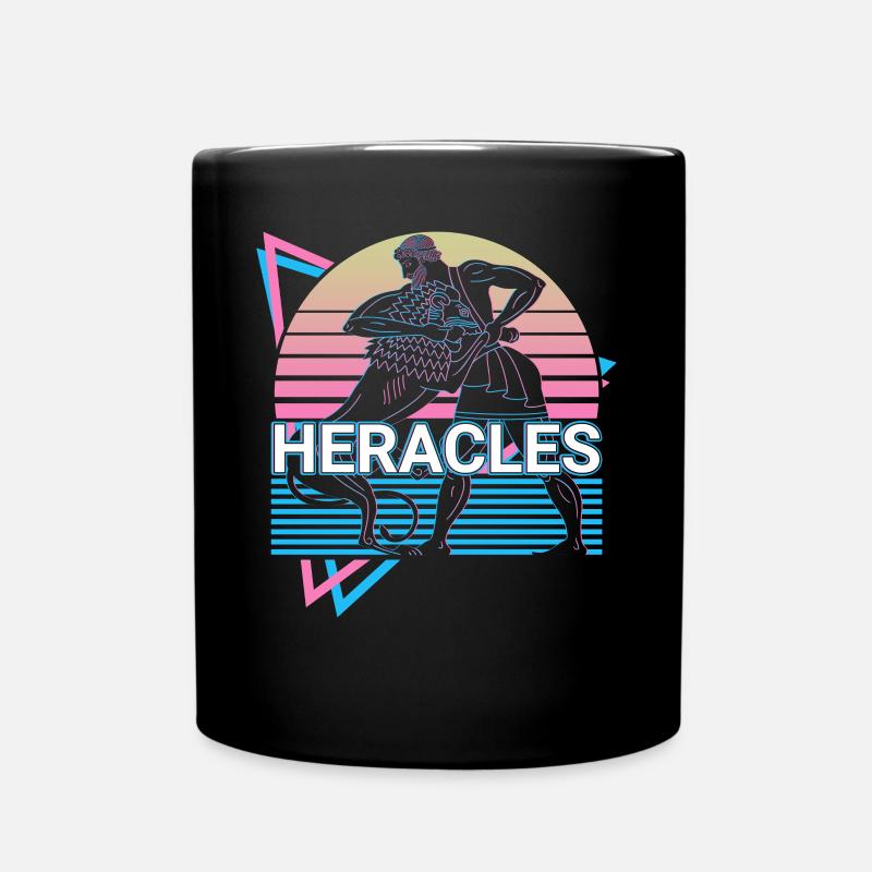 Herakles Herkules Antike griechische Mythologie Re - Tasse einfarbig - Schwarz