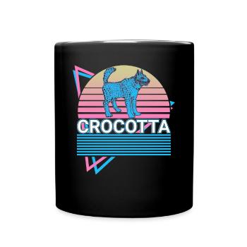 Crocotta Cynolycus créature mythique mythologie grecque - Mug uni - noir - Devant