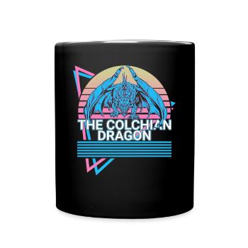 La créature mythique du dragon colchide mythe grec - Mug uni - noir - Devant