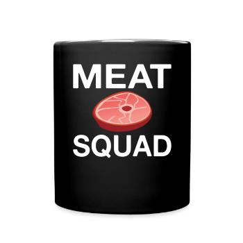 BBQ Grill Beef Meat Lovers Gifts - Full Colour Mug - black - Front