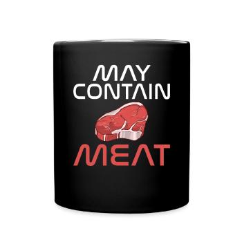 BBQ Grill Beef Meat Lovers Gifts - Full Colour Mug - black - Front