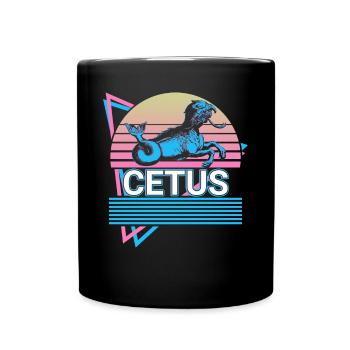 Cetus Seeungeheuer Mythische Kreatur Griechische M - Tasse einfarbig - Schwarz - Vorne