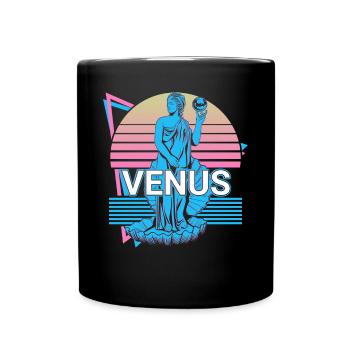 Vénus Dieu de l’Amour et de la Beauté Antiquité romaine - Mug uni - noir - Devant