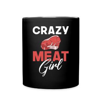 BBQ Grill Beef Meat Lovers Gifts - Full Colour Mug - black - Front