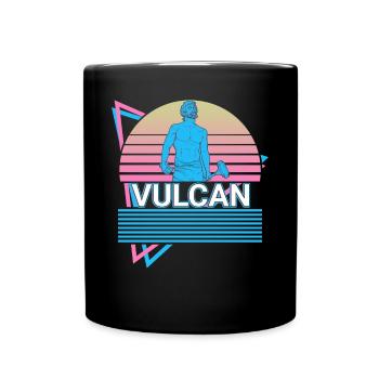 Volcan Dieu du feu et forgeron Roman M - Mug uni - noir - Devant