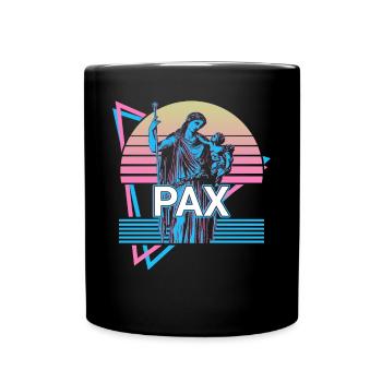 Pax Dieu de la Paix Mythologie romaine antique R - Mug uni - noir - Devant