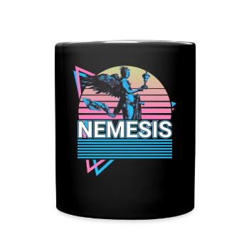 Nemesis Göttin der Rache Antike römische Mythologi - Tasse einfarbig - Schwarz - Vorne