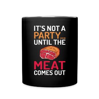 BBQ Grill Beef Meat Lovers Gifts - Full Colour Mug - black - Front
