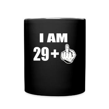 30th birthday - Full Colour Mug - black - Front