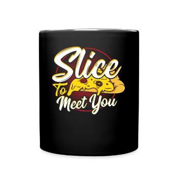 Conception de la fabrication de pizzas pour la prochaine Pizza Party - Mug uni - noir - Devant