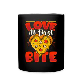 Conception de la fabrication de pizzas pour la prochaine Pizza Party - Mug uni - noir - Devant