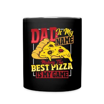 Conception de la fabrication de pizzas pour la prochaine Pizza Party - Mug uni - noir - Devant