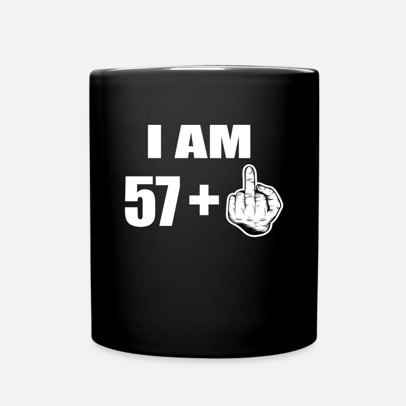 58e anniversaire - Mug uni - noir